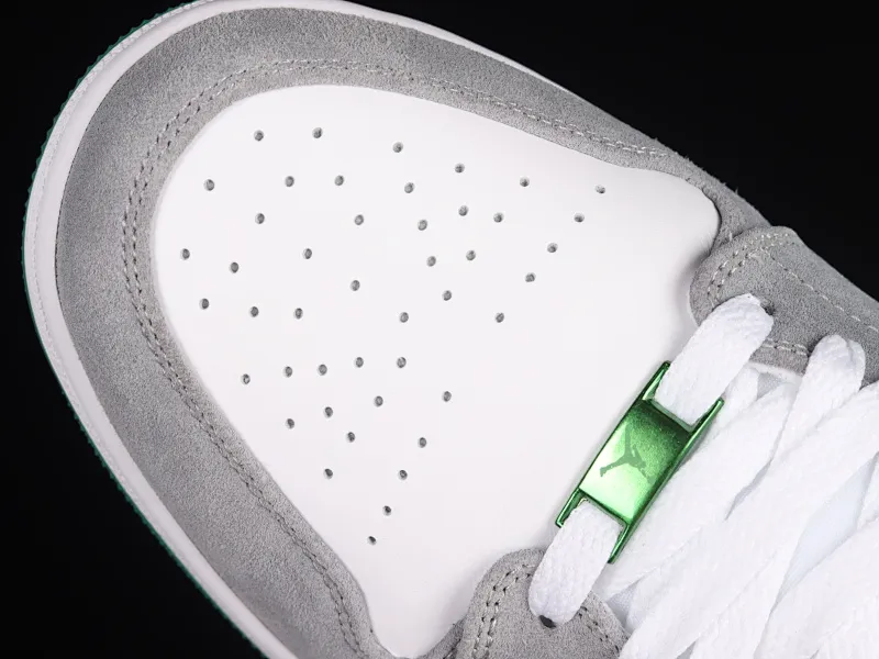 All categories Air Jordan Jordan series basketball shoes Air Jordan 1 Mid Air Jordan 1 Mid AJ1 Joe 1 white gray green mid-top basketball shoes DC7294-103